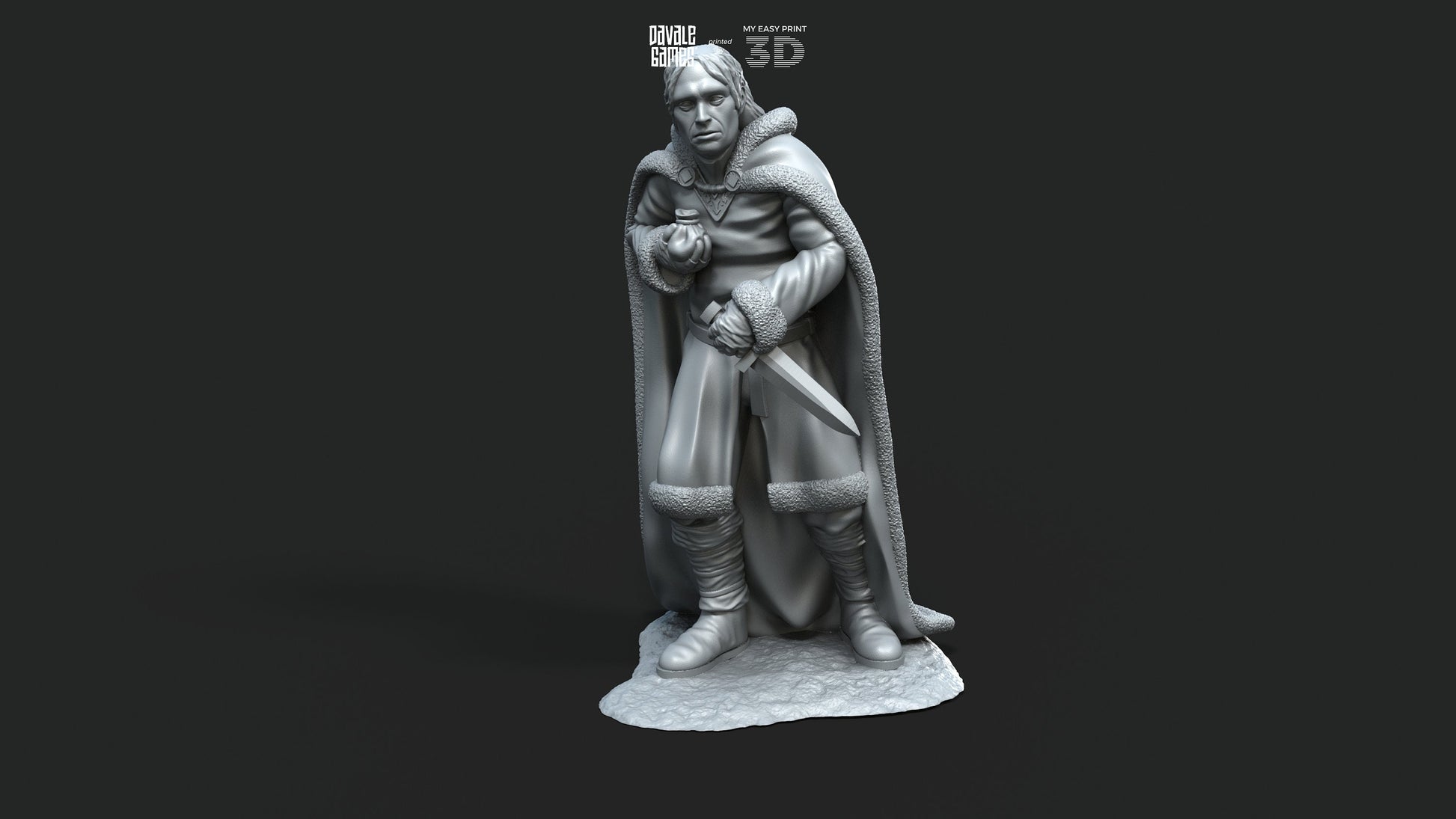 Blood-Handed Assistant - Foot and Mounted - Davale Games - 3D Printed with high quality resin for LOTR/D&D games