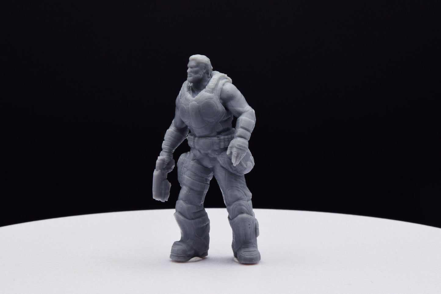 Gears Of War Dominic Santiago Summer Ot Miniature - TheSTLSmith - 3D Printed with high quality resin for Skirmish/D&D games