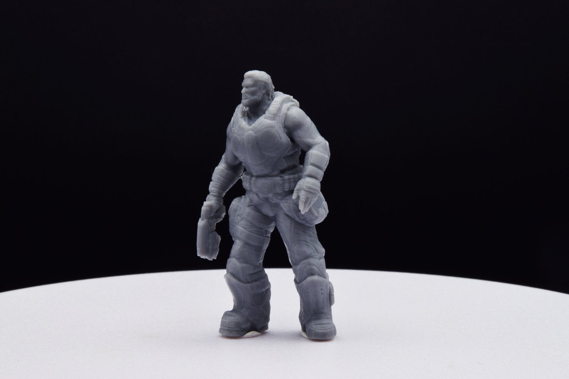Gears Of War Dominic Santiago Summer Ot Miniature - TheSTLSmith - 3D Printed with high quality resin for Skirmish/D&D games
