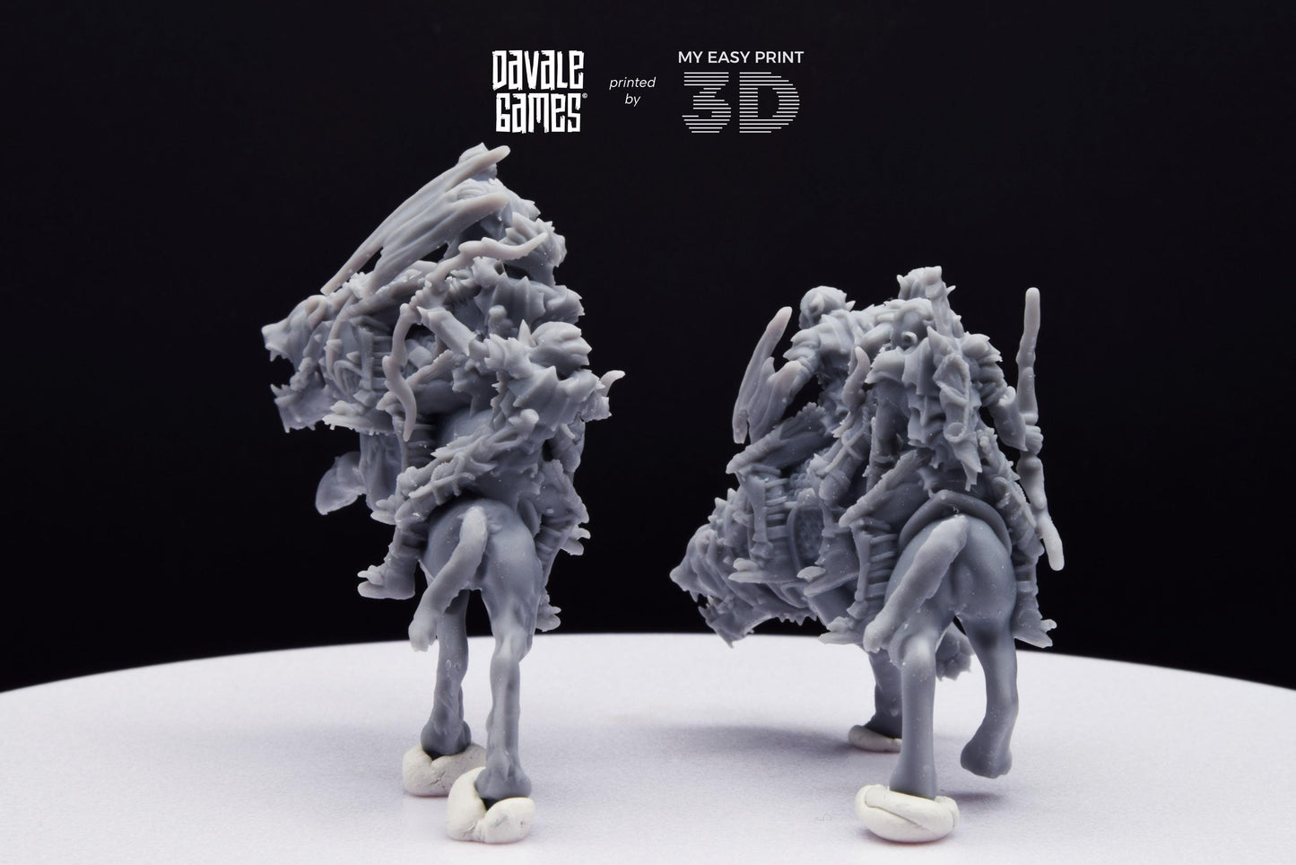 Goblin Rider - Davale Games - 3D Printed with high quality resin for LOTR/D&D games