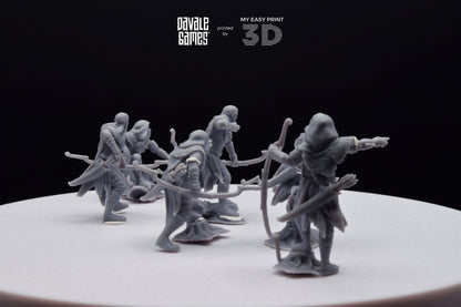 Forest Scout Elf - Davale Games - 3D Printed with high quality resin for LOTR/D&D games