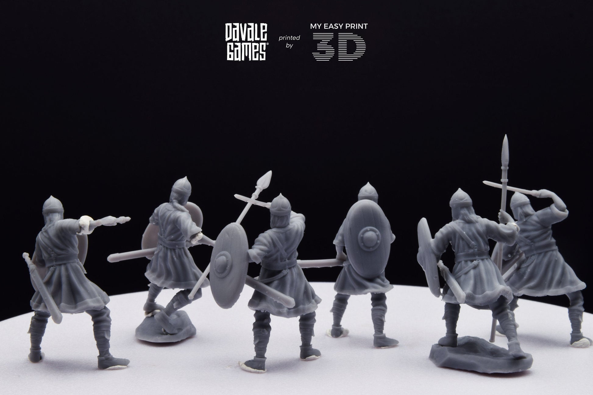 Visigoths on foot - Davale Games - Historical games - 3D Printed with high quality resin