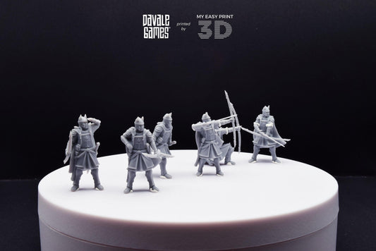 High Human Archer - Davale Games - 3D Printed with high quality resin for LOTR/D&D games