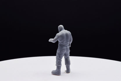 Gears Of War Marcus Old Retired Miniature - TheSTLSmith - 3D Printed with high quality resin for Skirmish/D&D games