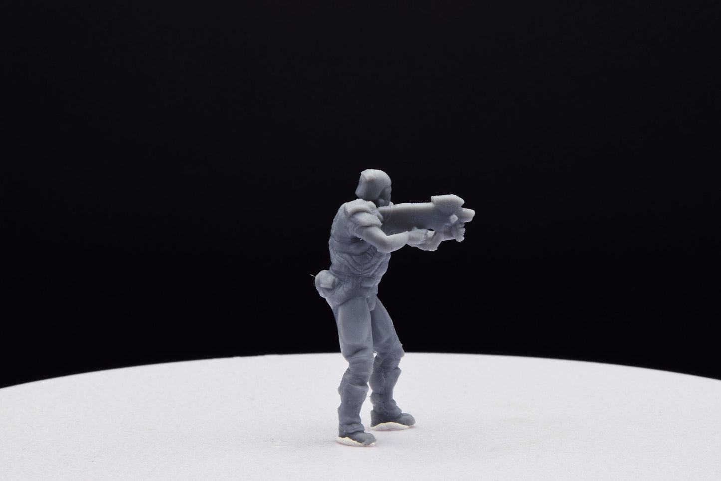 Doom ZSec Machinegun Miniature - Fanmade - TheSTLSmith - 3D Printed with high quality resin for Skirmish/D&D games