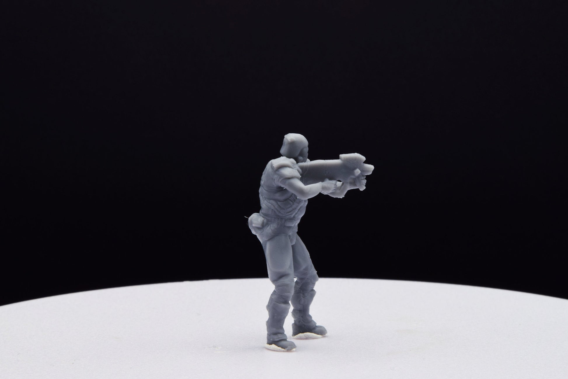 Doom ZSec Machinegun Miniature - Fanmade - TheSTLSmith - 3D Printed with high quality resin for Skirmish/D&D games