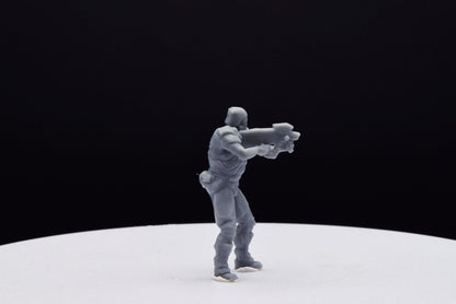 Doom ZSec Machinegun Miniature - Fanmade - TheSTLSmith - 3D Printed with high quality resin for Skirmish/D&D games