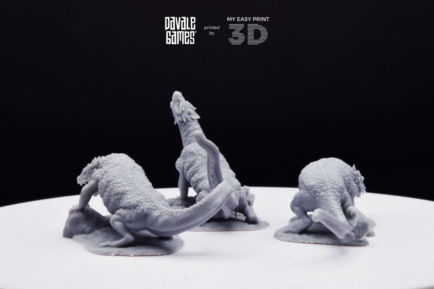 Dragon Army Drake - Davale Games - 3D Printed with high quality resin for LOTR/D&D games