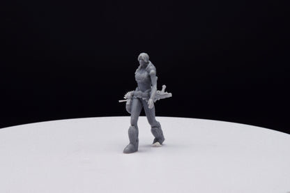 Gears Of War Anya Stroud Command Ot Miniature - TheSTLSmith - 3D Printed with high quality resin for Skirmish/D&D games