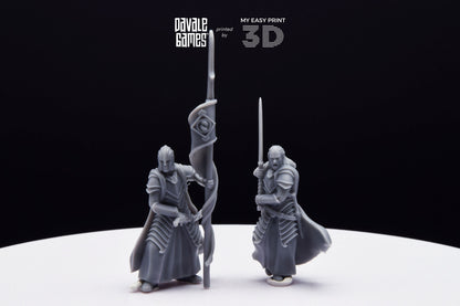 Bloody Elf Commander - Davale Games - 3D Printed with high quality resin for LOTR/D&D games