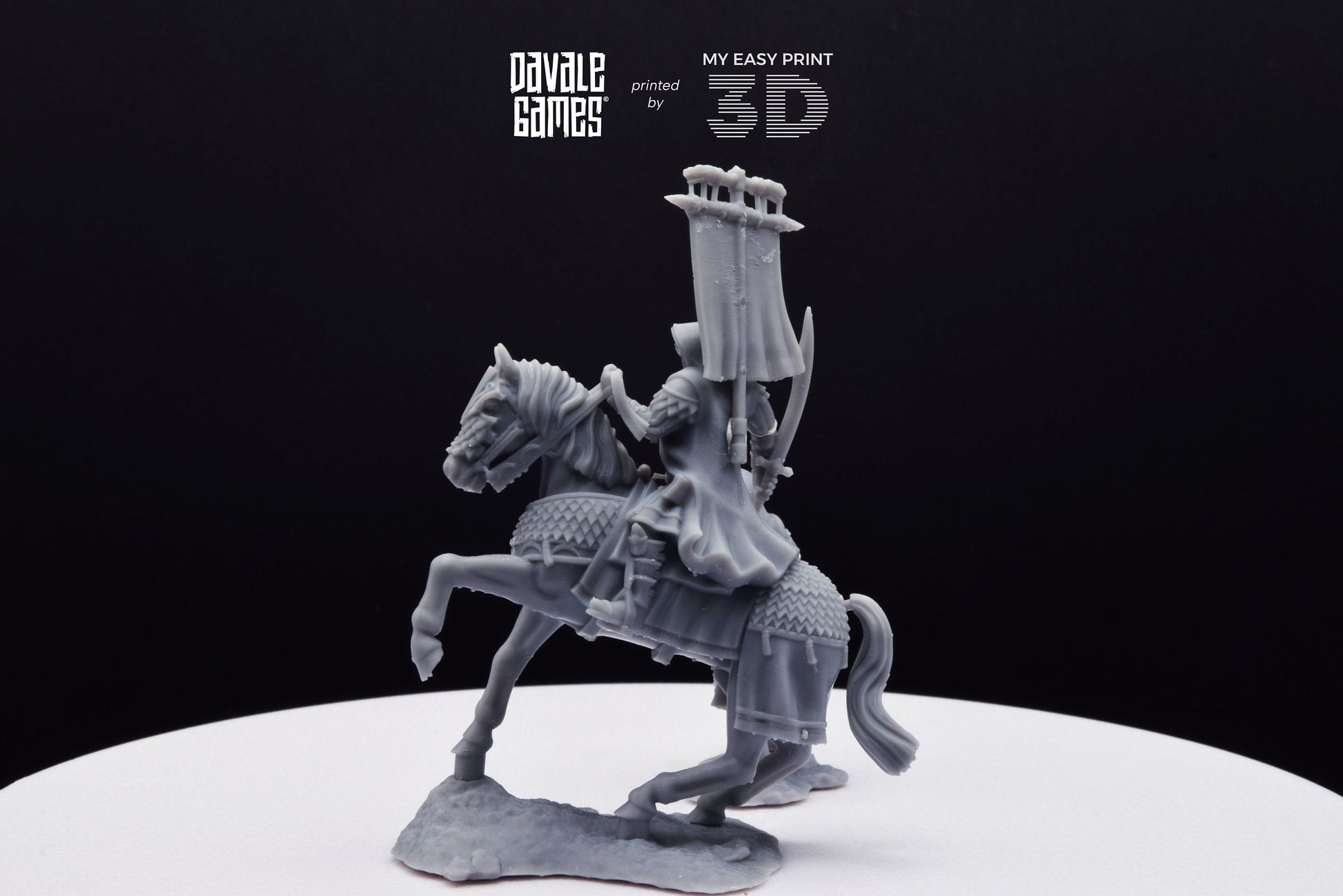 Snake Lord - Foot and Mounted - Davale Games - 3D Printed with high quality resin for LOTR/D&D games