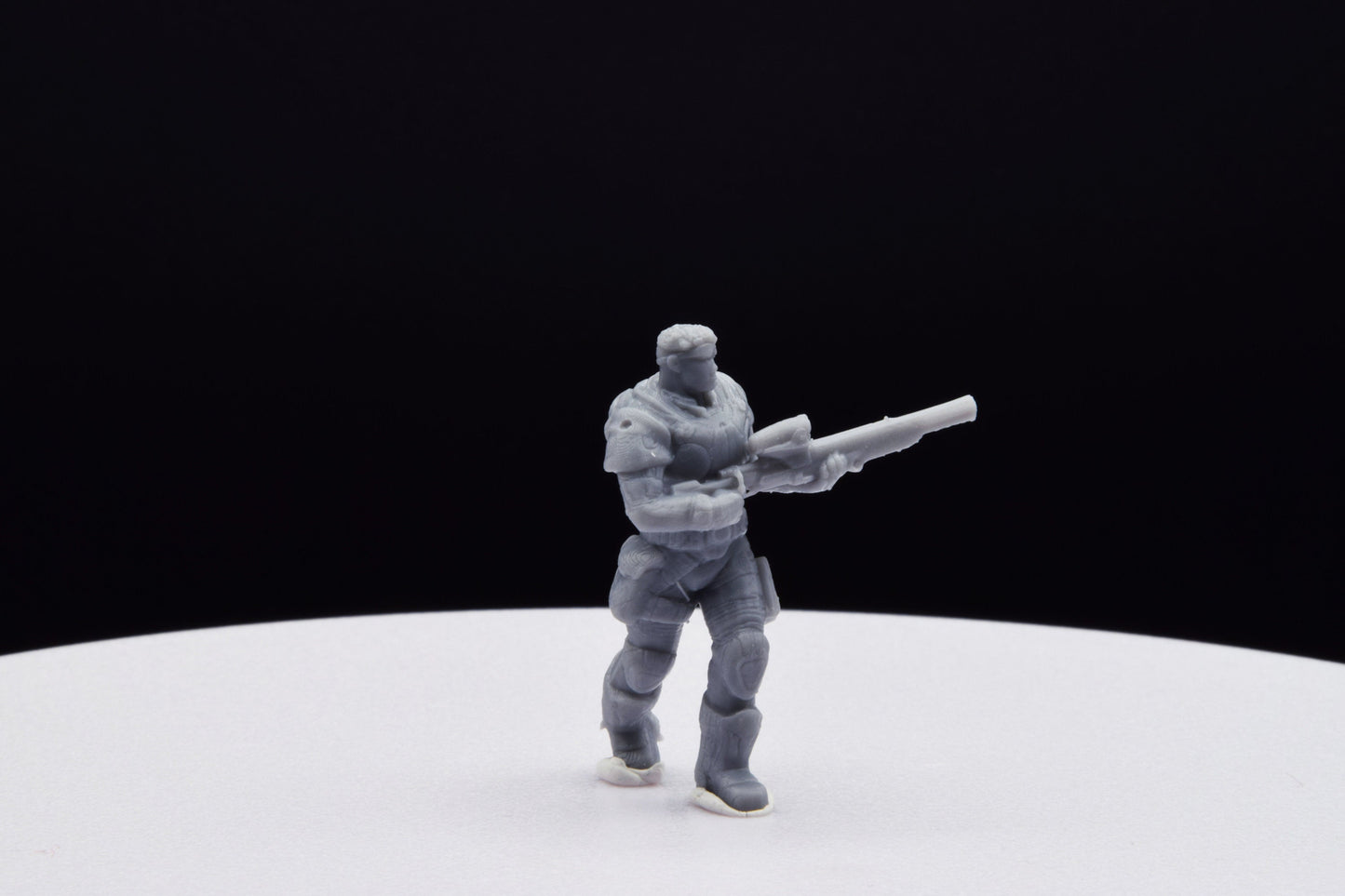 Gears Of War Damon Baird Winter Ot Miniature - TheSTLSmith - 3D Printed with high quality resin for Skirmish/D&D games