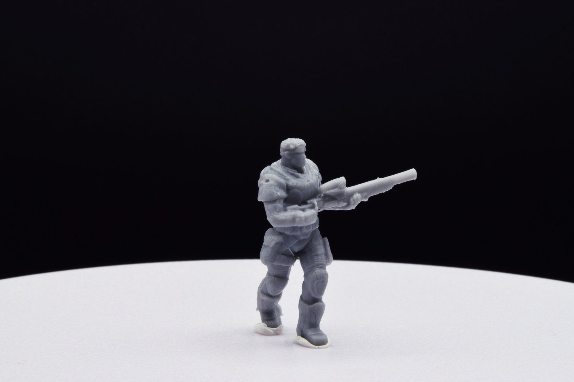 Gears Of War Damon Baird Winter Ot Miniature - TheSTLSmith - 3D Printed with high quality resin for Skirmish/D&D games
