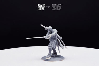 Aranäe, The King&#39;s son - Dead City - Davale Games - 3D Printed with high quality resin for LOTR/D&D games