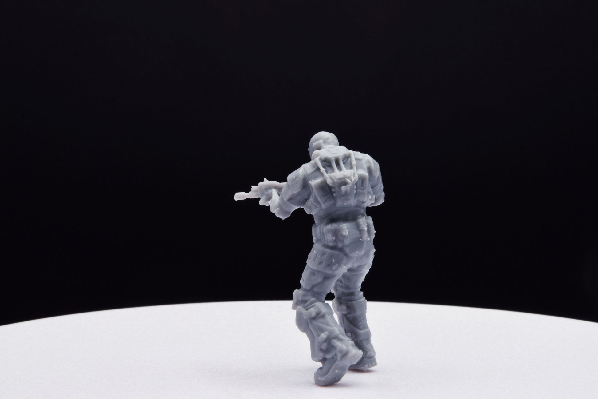 Gears Of War UIR Soldier Male [4] Miniature - TheSTLSmith - 3D Printed with high quality resin for Skirmish/D&D games