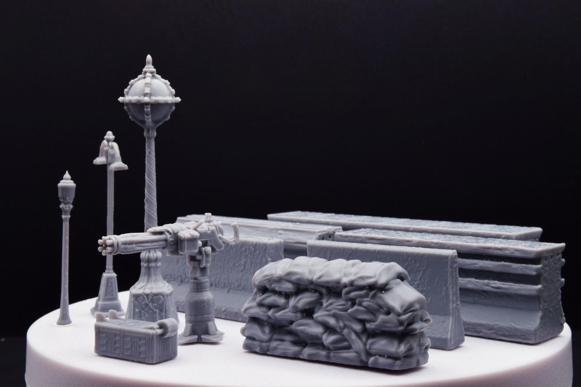 Gears Of War COG Scatter Pack Scenery Miniature - TheSTLSmith - 3D Printed with high quality resin for Skirmish/D&D games