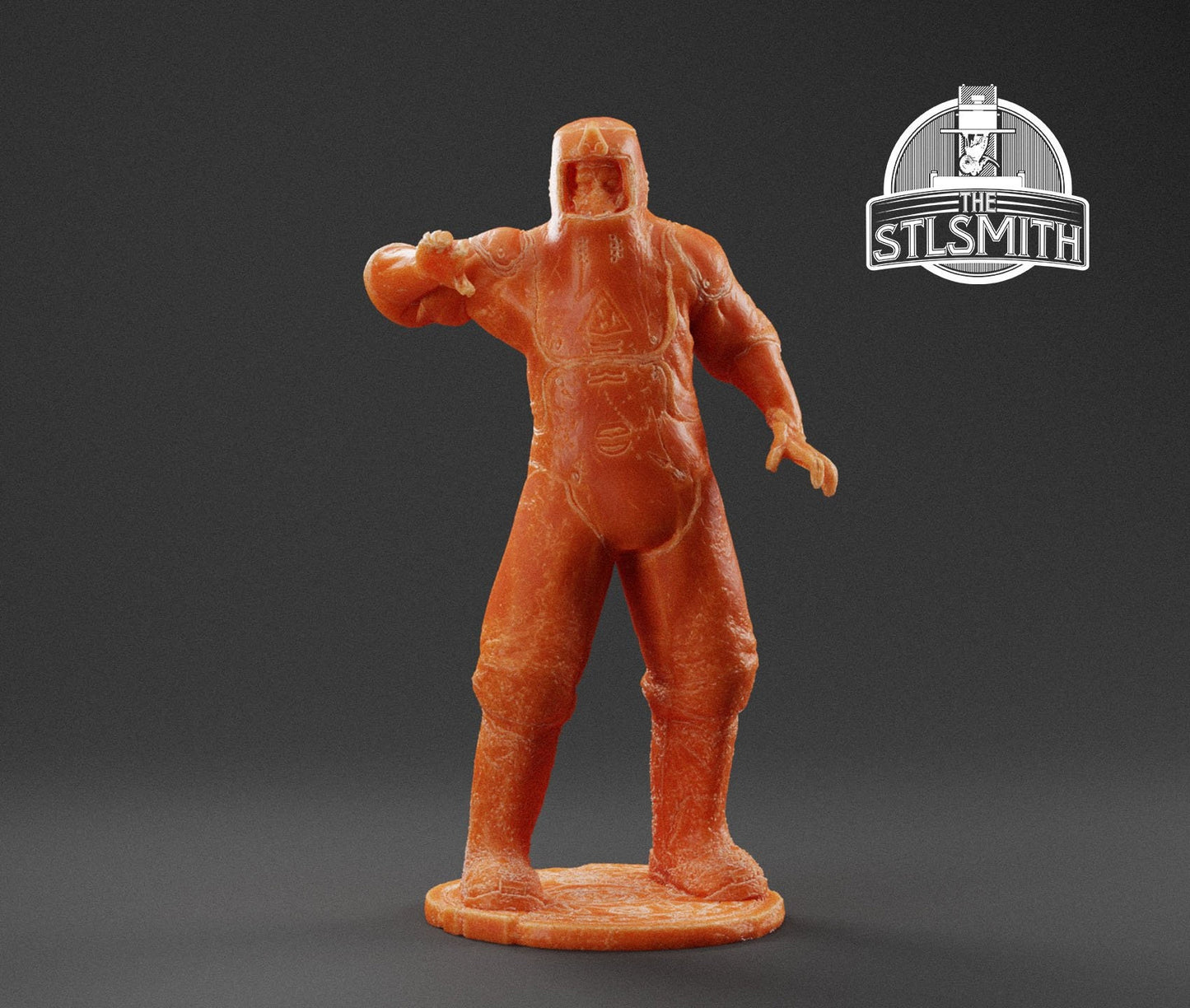 Doom Zombie Hazmat [3] Miniature - Fanmade - TheSTLSmith - 3D Printed with high quality resin for Skirmish/D&D games