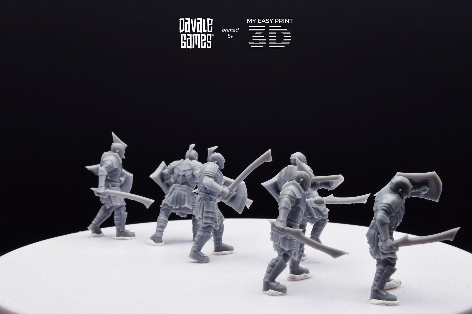 Super Orc Swordsman - Davale Games - 3D Printed with high quality resin for LOTR/D&D games