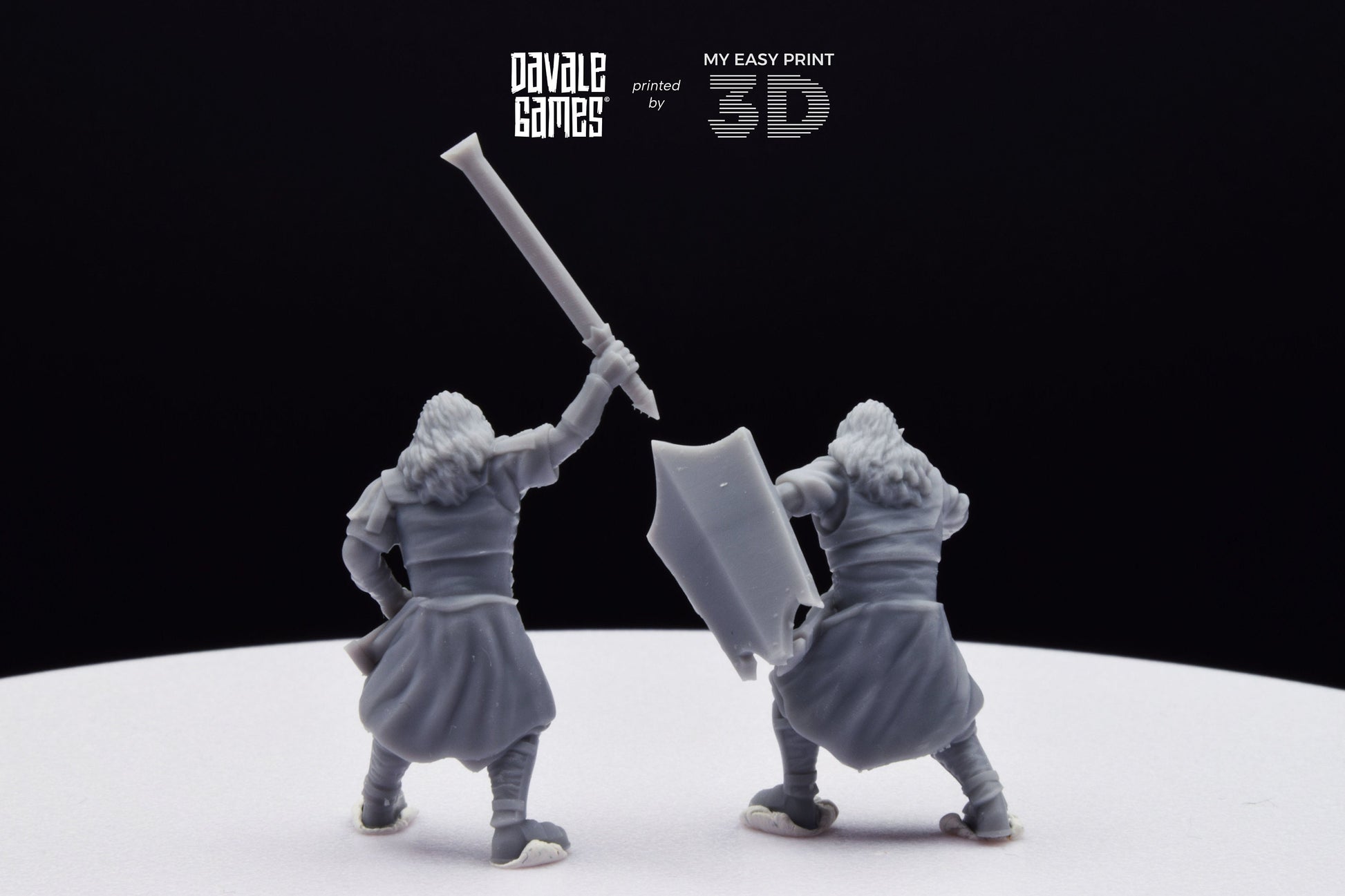 Blood-Handed Captains - Davale Games - 3D Printed with high quality resin for LOTR/D&D games