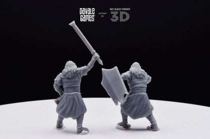 Blood-Handed Captains - Davale Games - 3D Printed with high quality resin for LOTR/D&D games