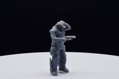 Gears Of War Dizzy Wallin Summer Ot Miniature - TheSTLSmith - 3D Printed with high quality resin for Skirmish/D&D games