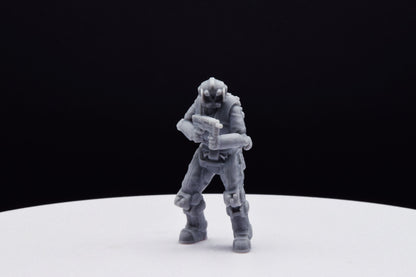 Gears Of War DeeBee Shepherd Miniature - TheSTLSmith - 3D Printed with high quality resin for Skirmish/D&D games
