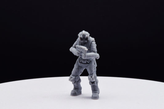 Gears Of War DeeBee Shepherd Miniature - TheSTLSmith - 3D Printed with high quality resin for Skirmish/D&D games