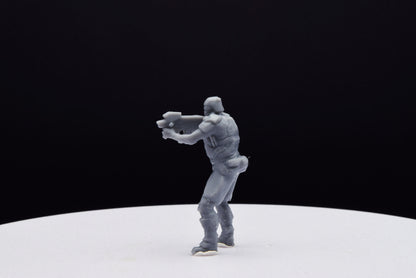 Doom ZSec Machinegun Miniature - Fanmade - TheSTLSmith - 3D Printed with high quality resin for Skirmish/D&D games