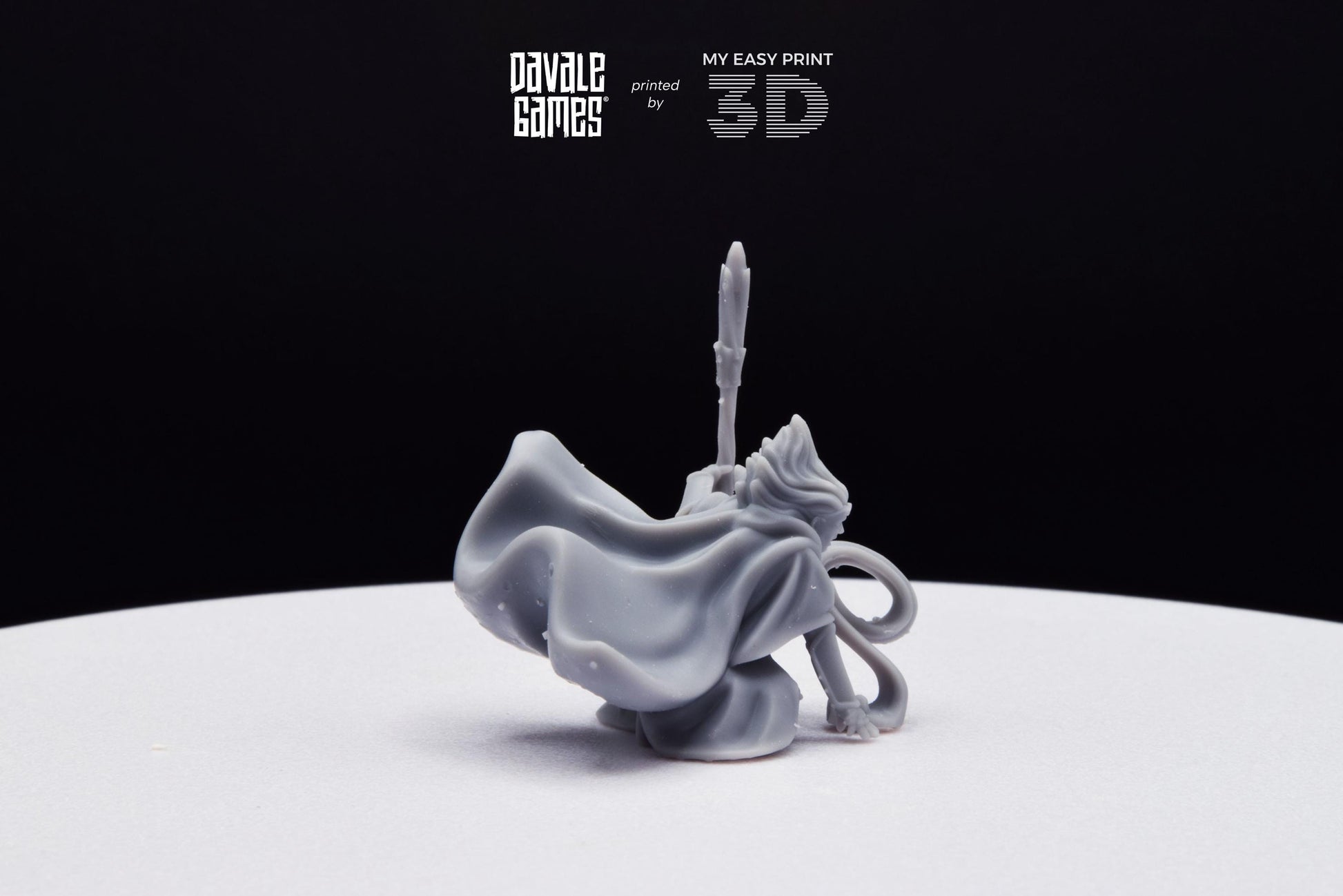 Bloody Storm Wizard - Davale Games - 3D Printed with high quality resin for LOTR/D&D games