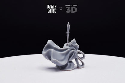 Bloody Storm Wizard - Davale Games - 3D Printed with high quality resin for LOTR/D&D games