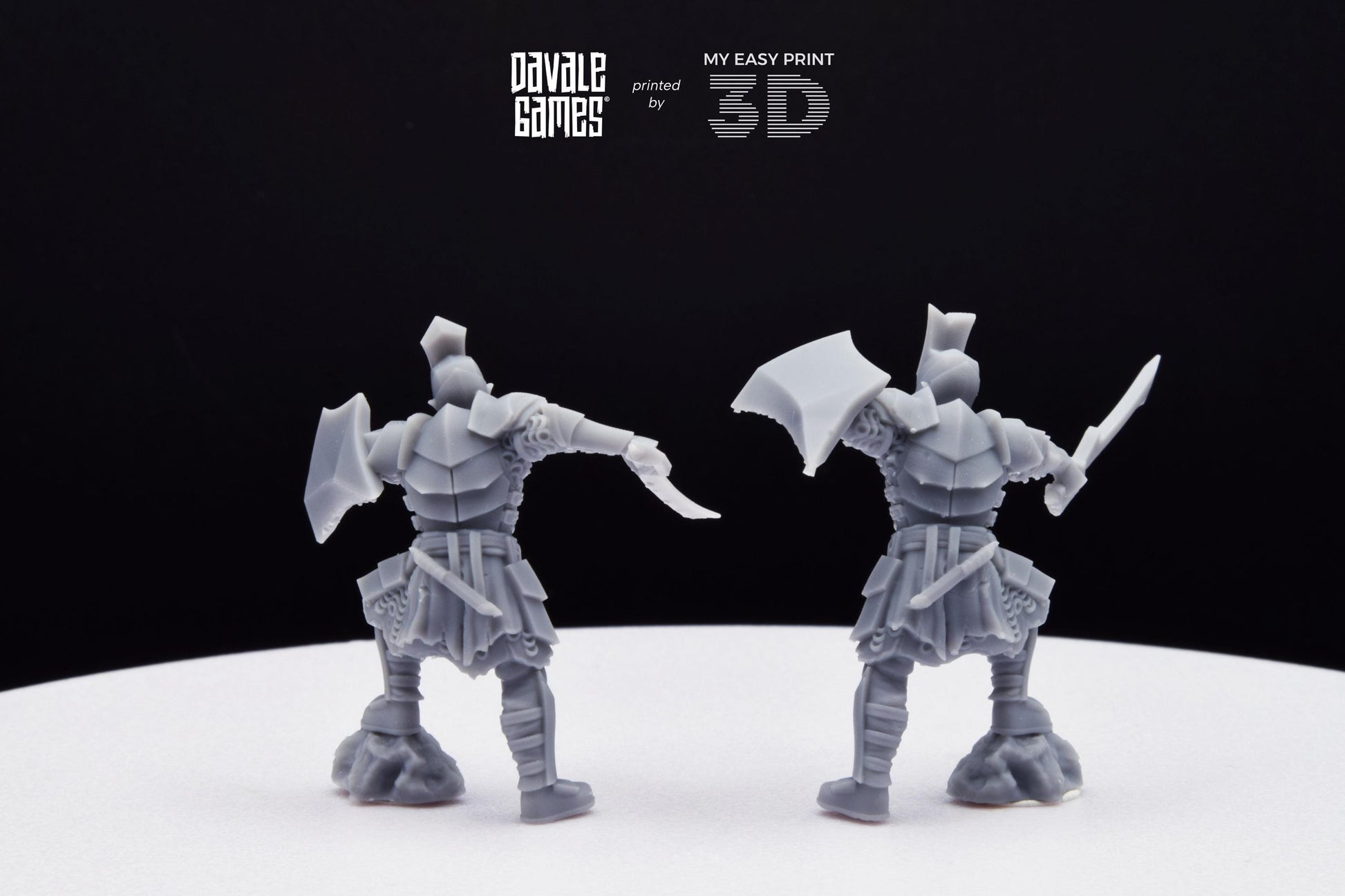 Captain Super Orc - Davale Games - 3D Printed with high quality resin for LOTR/D&D games