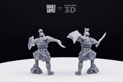 Captain Super Orc - Davale Games - 3D Printed with high quality resin for LOTR/D&D games