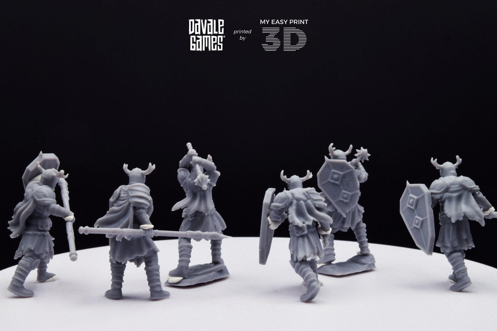 Warriors of Khalüm - Dead City - Davale Games - 3D Printed with high quality resin for LOTR/D&D games