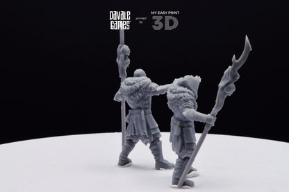 Shamans Super Orc - Davale Games - 3D Printed with high quality resin for LOTR/D&D games