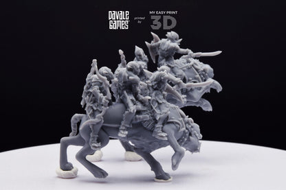 Goblin Rider - Davale Games - 3D Printed with high quality resin for LOTR/D&D games