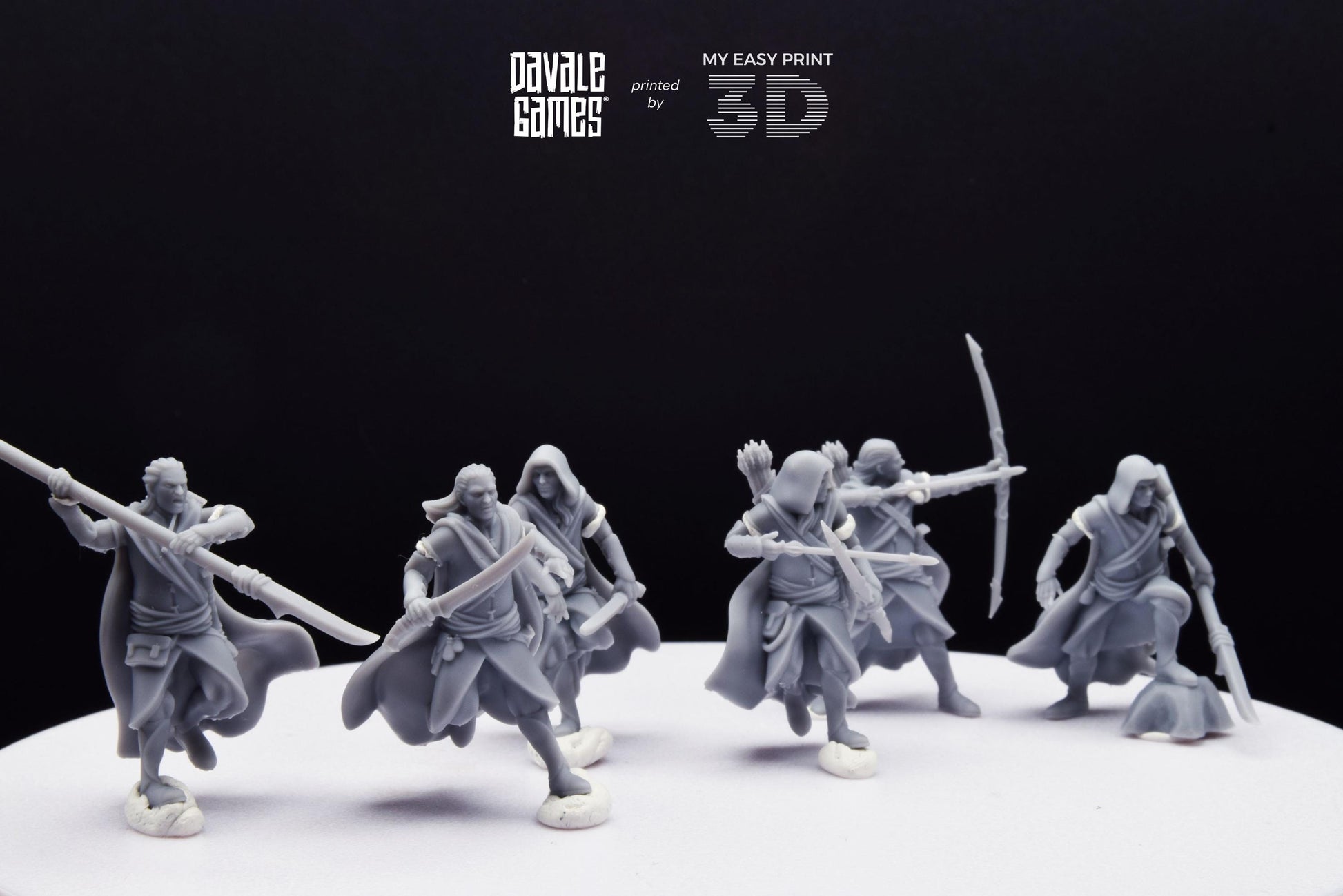 Wandering Bloody Elf - Davale Games - 3D Printed with high quality resin for LOTR/D&D games