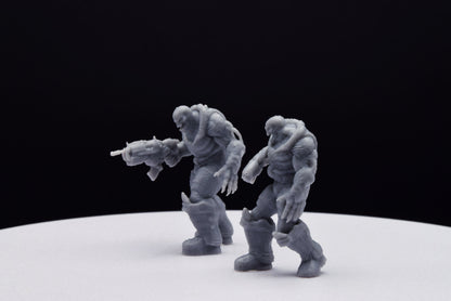 Gears Of War Lambent Drone Ot Miniature - TheSTLSmith - 3D Printed with high quality resin for Skirmish/D&D games
