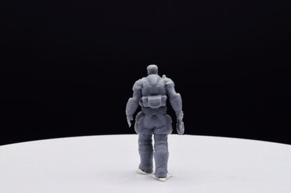 Gears Of War Dominic Santiago Winter Ot Miniature - TheSTLSmith - 3D Printed with high quality resin for Skirmish/D&D games