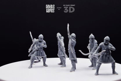 Roman Archers - Davale Games - Historical games - 3D Printed with high quality resin