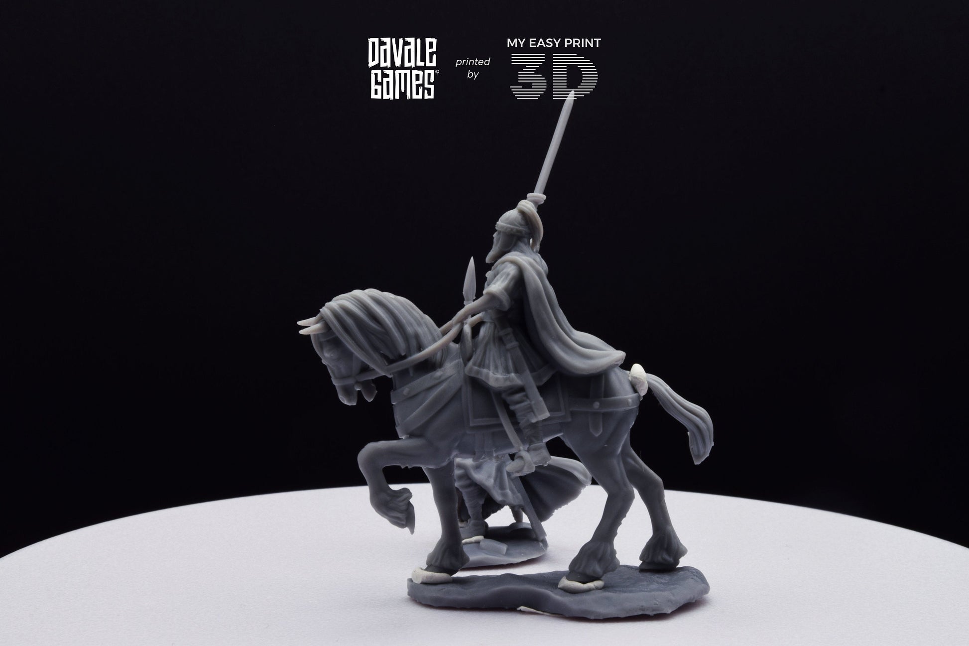 Visigoths King - Foot and Mounted - Davale Games - Historical games - 3D Printed with high quality resin