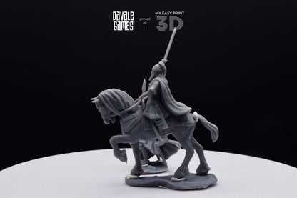 Visigoths King - Foot and Mounted - Davale Games - Historical games - 3D Printed with high quality resin