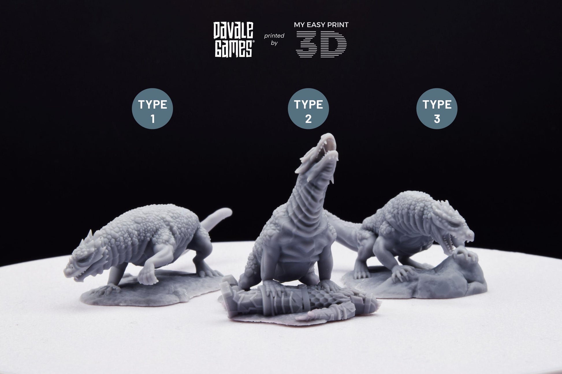 Dragon Army Drake - Davale Games - 3D Printed with high quality resin for LOTR/D&D games