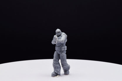 Gears Of War COG Soldier Summer Ot Miniature - TheSTLSmith - 3D Printed with high quality resin for Skirmish/D&D games