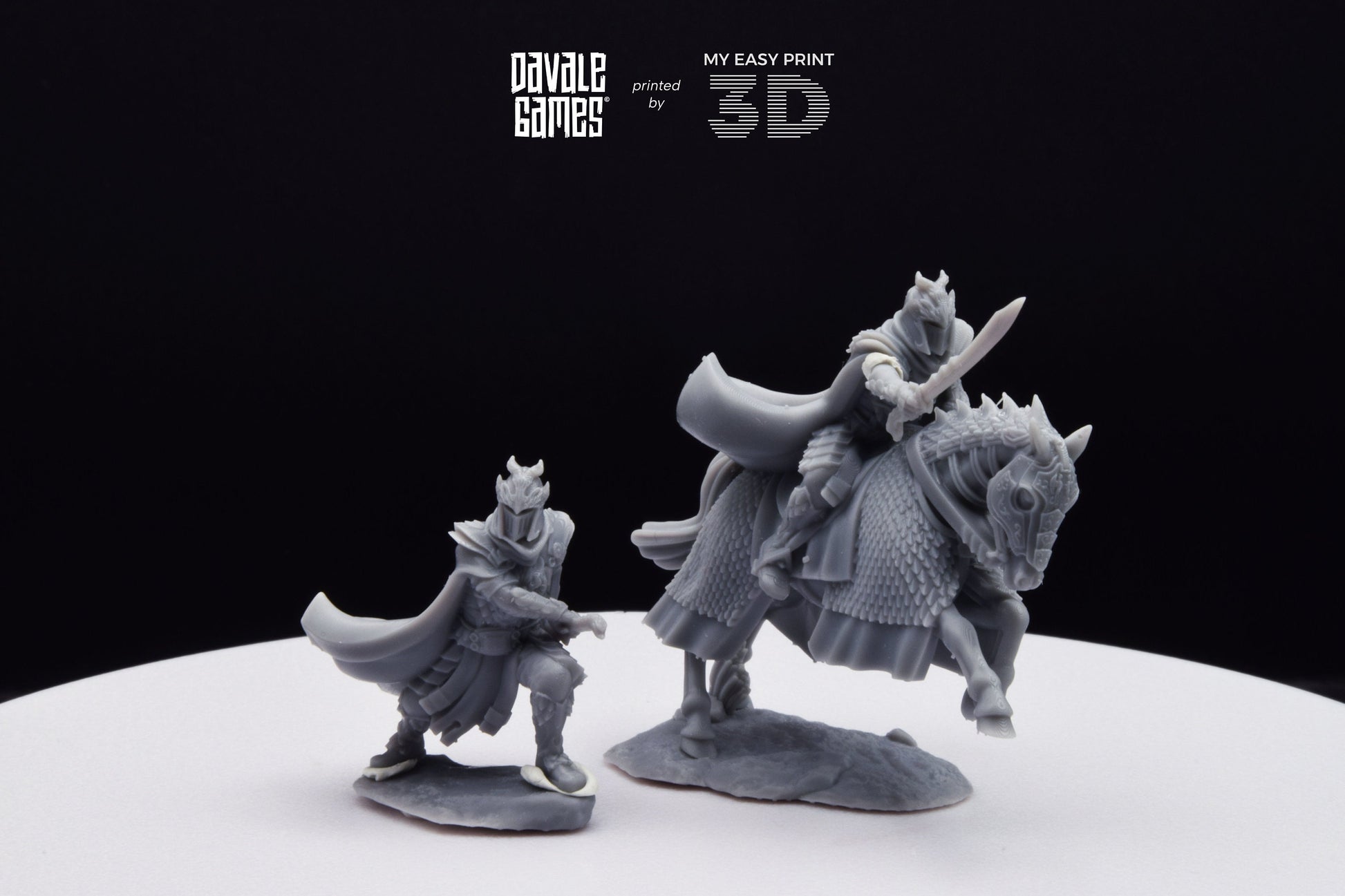 Lord of Dragons - Foot and Mounted - Davale Games - 3D Printed with high quality resin for LOTR/D&D games