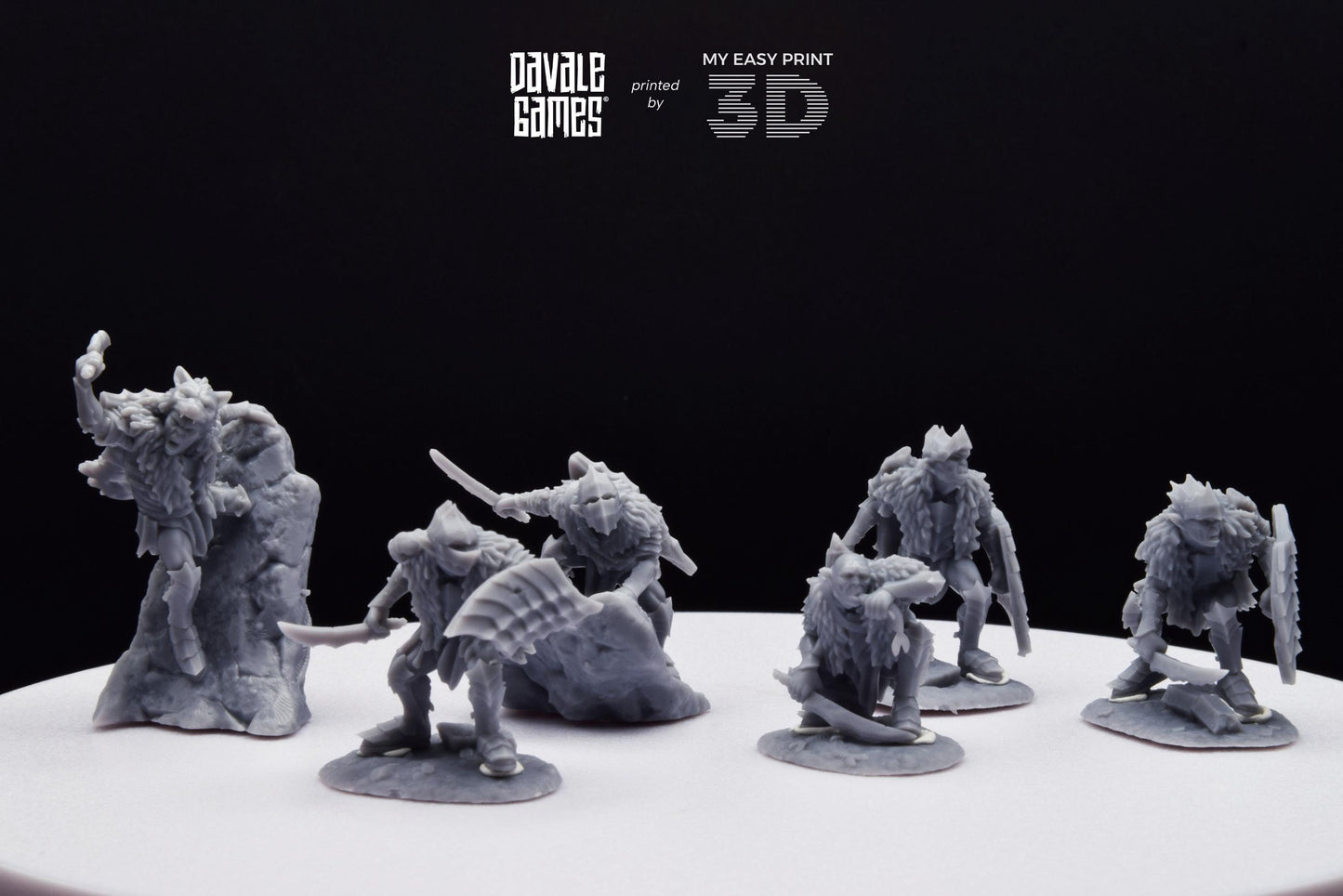 Beast Tamers - Goblins of the cave - Davale Games - 3D Printed with high quality resin for LOTR/D&D games
