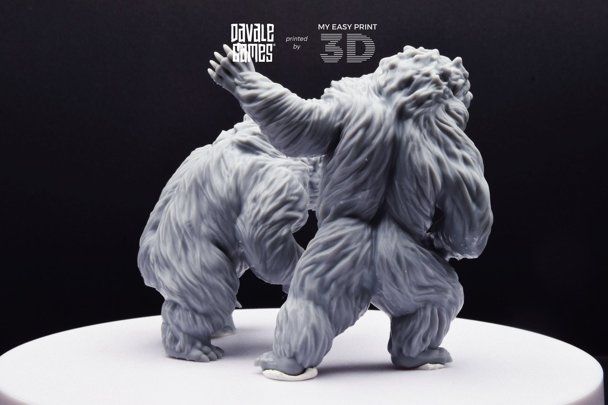 Giant Bears - Davale Games - 3D Printed with high quality resin for LOTR/D&D games