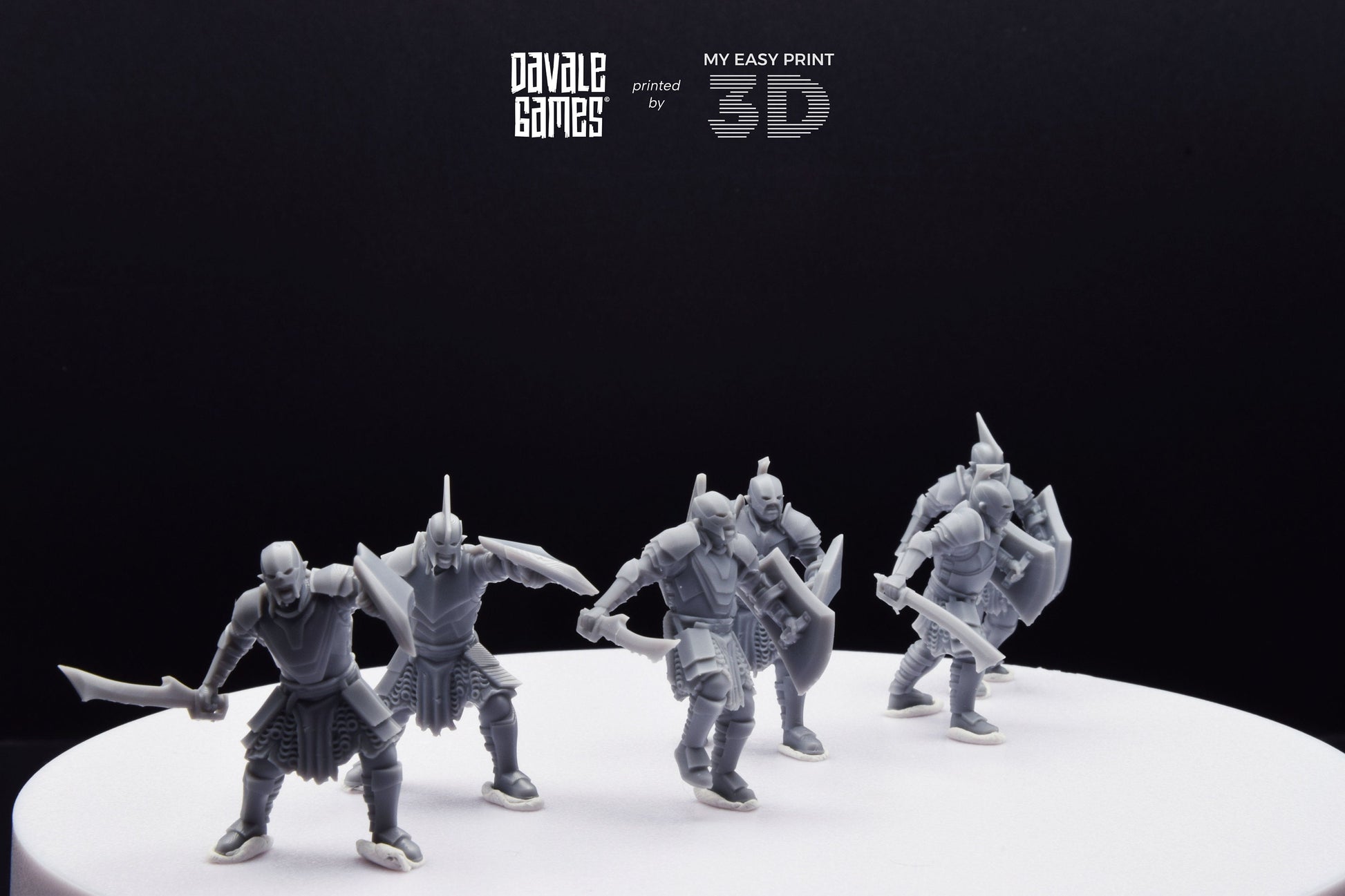Super Orc Swordsman - Davale Games - 3D Printed with high quality resin for LOTR/D&D games