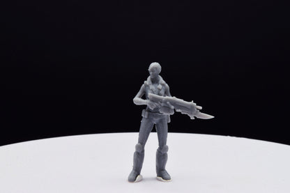 Gears Of War Alex Brand Ot Miniature - TheSTLSmith - 3D Printed with high quality resin for Skirmish/D&D games