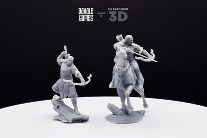 Leingel Forest Prince - Foot and Mounted - Davale Games - 3D Printed with high quality resin for LOTR/D&D games