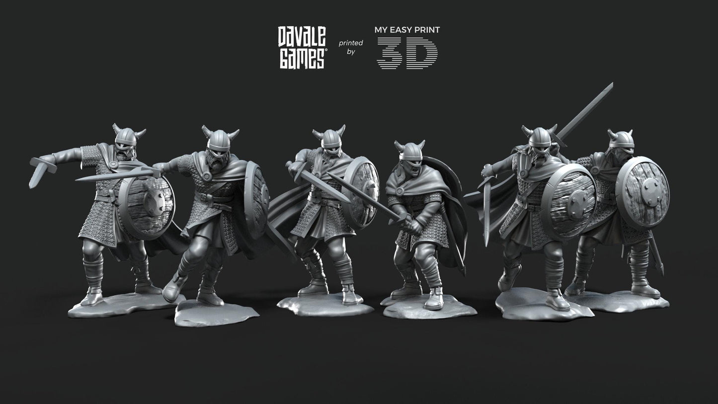 Huscarls (ODIN) - Mythology at Wars - Davale Games - Historical games - 3D Printed with high quality resin